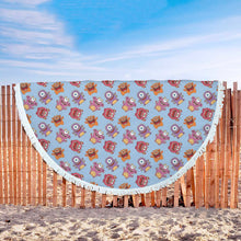 Alien Monster Beach Blanket