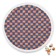 American Flag Beach Blanket