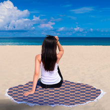 American Flag Beach Blanket