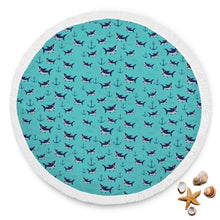 Anchor Shark Animal Beach Blanket