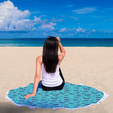 Anchor Shark Animal Beach Blanket