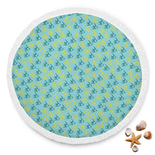 Angel Fish Blue Beach Blanket