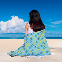 Angel Fish Blue Beach Blanket