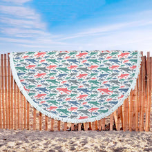 Angry Shark Animal Beach Blanket