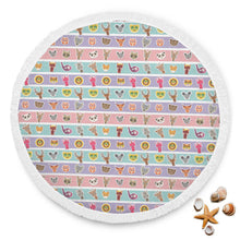 Animal Zoo Friends Beach Blanket