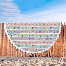 Animal Zoo Friends Beach Blanket