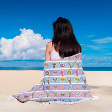 Animal Zoo Friends Beach Blanket