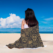 Animals and Sugar Skull Beach Blanket