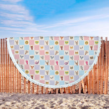 Animals in the Zoo Beach Blanket