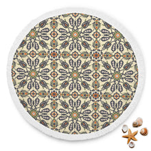 Arabesque Decor Floral Beach Blanket