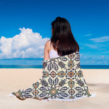 Arabesque Decor Floral Beach Blanket