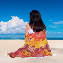 Aries Fiery Zodiac Beach Blanket