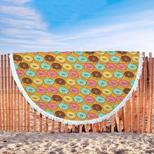 Assorted Donut Beach Blanket