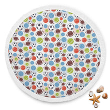 Athletes Balls Sports Beach Blanket