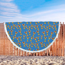 Baby Cute Giraffe Animal Beach Blanket