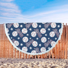 Baseball League Sports Beach Blanket