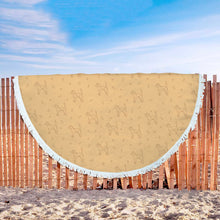 Beagle Patterned Beach Blanket