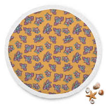 Beautiful Stylized Floral Beach Blanket