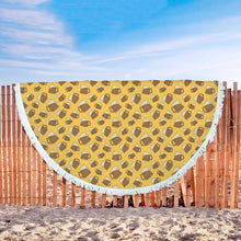 Beer Polka Printed Beach Blanket