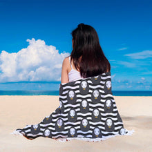 Black And White Spirited Away Beach Blanket