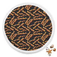 Black Bacon Beach Blanket