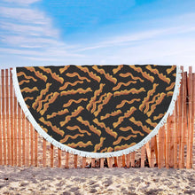 Black Bacon Beach Blanket