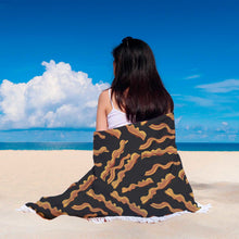 Black Bacon Beach Blanket