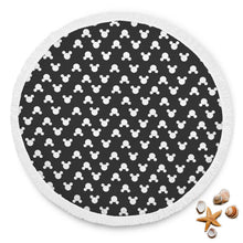 Black Mickey Mouse Beach Blanket