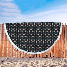 Black Printed Star Wars Beach Blanket