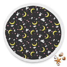 Black Sailor Moon Beach Blanket