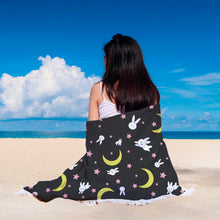 Black Sailor Moon Beach Blanket