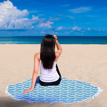 Blue Dolphin Animal Beach Blanket