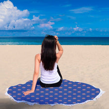 Blue Easter Egg Beach Blanket