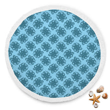 Blue Octopus Animal Beach Blanket