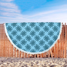 Blue Octopus Animal Beach Blanket