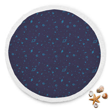 Blue Outerspace Beach Blanket