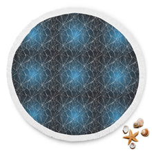 Blue Web Spiders Animal Beach Blanket