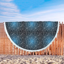Blue Web Spiders Animal Beach Blanket