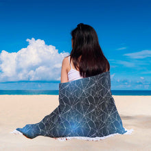 Blue Web Spiders Animal Beach Blanket