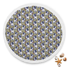 Bone French Bulldog Beach Blanket