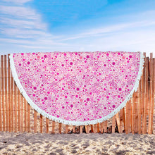 Breast Cancer Pattern Beach Blanket