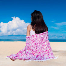 Breast Cancer Pattern Beach Blanket