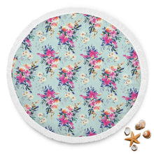Bright Classic Floral Beach Blanket