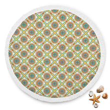 Bright Color Mandala Beach Blanket