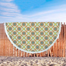 Bright Color Mandala Beach Blanket