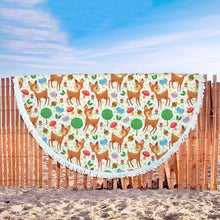 Brown Deer Animal Beach Blanket