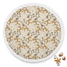 Browny Poodle Dog Beach Blanket