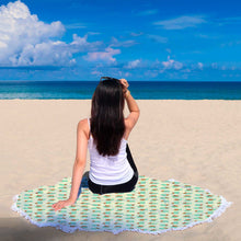 Bulbasaur Polka Pokemon Beach Blanket