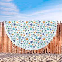Bubbles Starfish Animal Beach Blanket