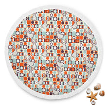 Bunny Abstract Patterned Beach Blanket